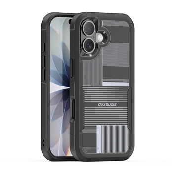 Dėklas Dux Ducis Shld Apple iPhone 17 juodas (Umbra Pattern)