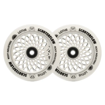 ScooterFlow Pro Scooter Wheels 2-Pack WHITE