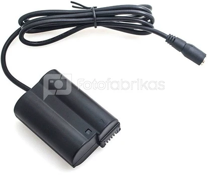 Caruba Nikon EN EL15 full decoding Dummy battery (straight cable)