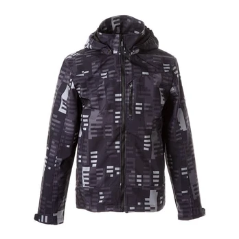 Huppa Vyriška Softshell striukė AKIVA, BLACK PATTERN