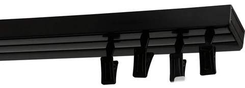 Karnizas lubinis, 300 cm, juoda