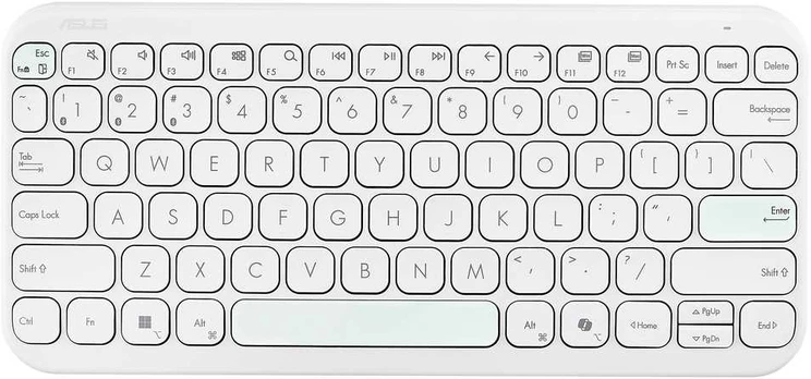 ASUS KW100 Tastatur, baltas, GE