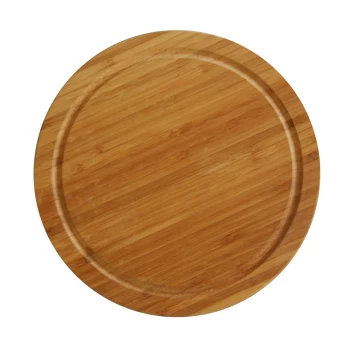Bambukinė pjaustymo lentelė, apvalios formos, 25 cm
