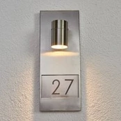 Modena 7655 namo numerio žibintas, nerūdijantis plienas