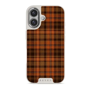 Autumn Plaid - iPhone 16 Case, Elite Light (MagSafe) / Gold