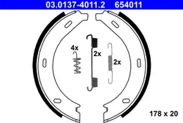 ATE 03.0137-4011.2 Brake shoe set