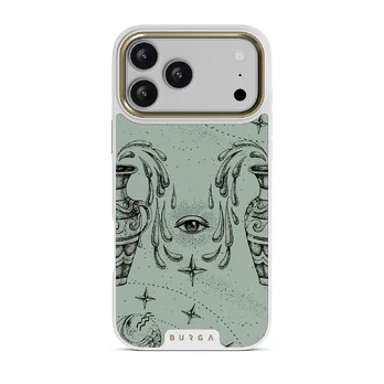 Aquarius - iPhone 17 Pro Max Case, Elite Light (MagSafe) / Gold / Turquoise