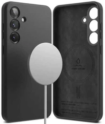 Ringke Galaxy S25 Plus Case Silicone Magnetic Juodas