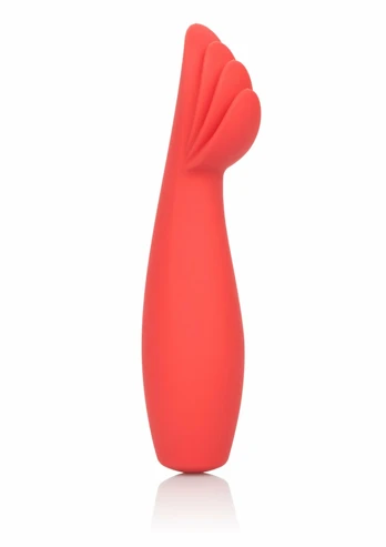 CalExotics Red Hot Blaze Compact Silicone Vibrating Device Red