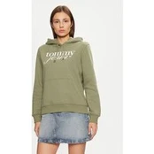 Tommy Jeans Džemperis DW0DW20170 Žalia Regular Fit