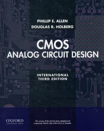 CMOS Analog Circuit Design