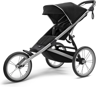 Thule Glide2 -juoksurattaat, Jet Juodas