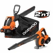 Akumuliatorinis lapų pūstuvas - siurblys DAEWOO DABL 9042Li SET, 21 V kaina
