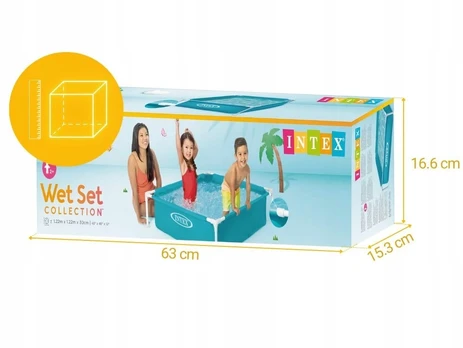 Sodo baseinas su rėmu Mini 122x122x30 Intex 57173 Modelis 2025