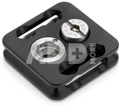 3 Legged Thing QD4XP Plate 38x38mm Arca Compatible QR Plate BLACK