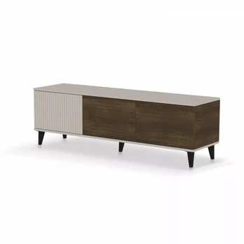 RANDOM 2 RTV-1 TV-stand, color: cashmere / walnut / black