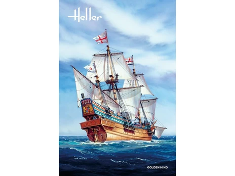 Plastic model Golden Hind