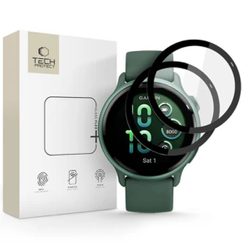 Ekrano apsauga Garmin Vivoactive 6 laikrodžiui "Tech-Protect Glass Flex+ 2-Pack"