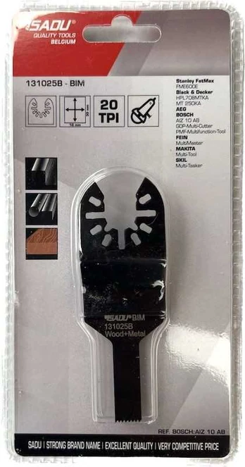 Sadu Pjovimo geležtė 10x20mm BiM 20TPI