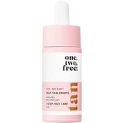 one.two.free! - Self-Tan Drops Įdegio priemonės 15 ml unisex