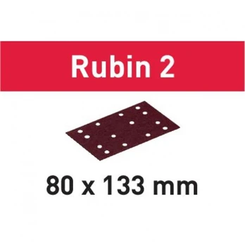 Festool šlifavimo popierius Rubin 2 STF 80X133 P100 RU2 (50 vnt)