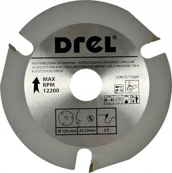Drel Diskinis Pjovimo 125mm 3 Dantys