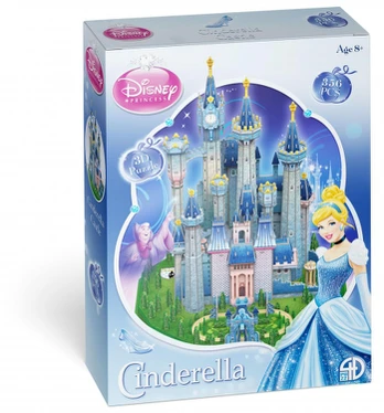 Spin Master - 4D Build Disney Princess Cinderella Castle