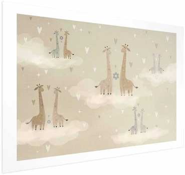 Artgeist Plakatas - Loving Giraffes