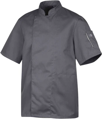 Short-sleeve jacket, anthracite, S, Nero
