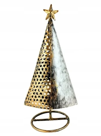 Dakls Metalinis žvakidė-eglutė, 25 cm