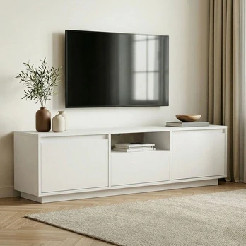 TV staliukas Sentinel, baltas