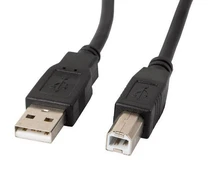LANBERG USB-A M USB-B M 2.0 cable 0.5m juodas ferrite kaina