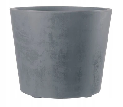 Lauko vazonas su ratukais Deroma Millennium, 59 cm, pilkas