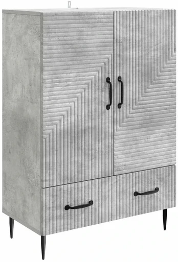 Kabalas Betono pilka 66 x 34,5 x 95 cm Apdirbta mediena