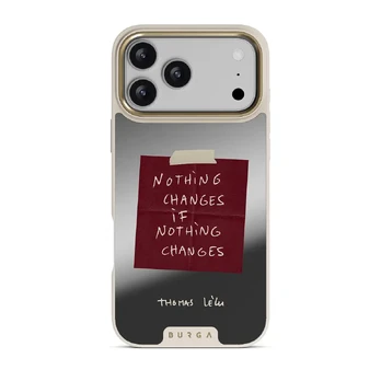 Nothing Changes - iPhone 17 Pro Max Case, Elite Mirror Light (MagSafe) / Gold
