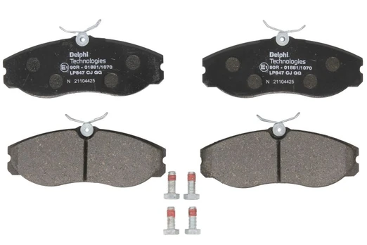 DELPHI LP0847 Brake pad set