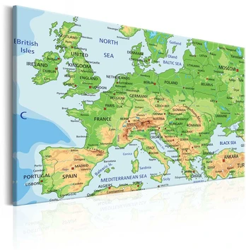 Artgeist Paveikslas - Map of Europe