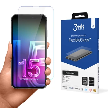 Szkło hybrydowe 3MK FlexibleGlass do Apple iPhone 15 Pro Max