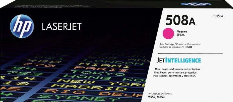 Hewlett Packard (HP) HP 508A Magenta LJ Toneris Cartridge, CF363A