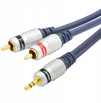 Cisco Cinch aux mini jack 3,5 - 2rca kabelis Vitalco Jkd10 5m