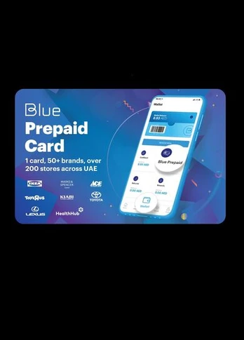 Blue Prepaid eCard Gift Card 75 AED Key UNITED ARAB EMIRATES