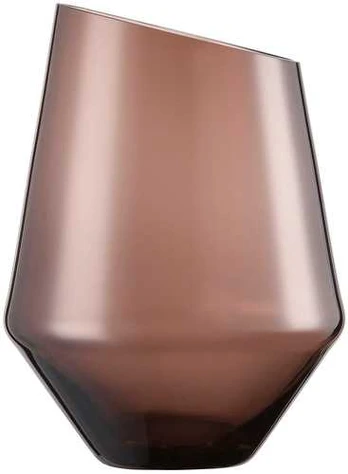 Zwiesel Medium vase Smoky, Diamonds