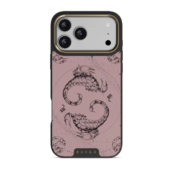 Scorpio - iPhone 17 Pro Max Case, Elite Dark (MagSafe) / Gold / Pink