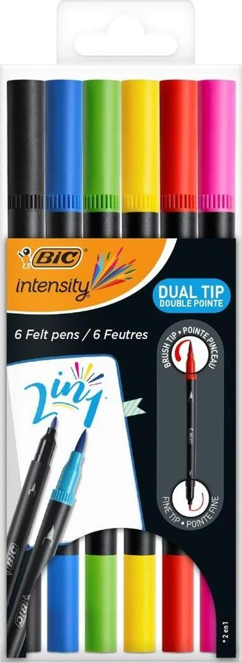 Bic PISAKI 2STR 6KOL BC INTENSITY DĖKLAS
