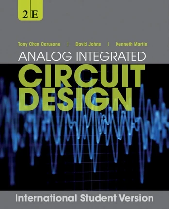 Analog Integrated Circuit Design, International Student Version