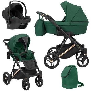 Universalus vežimėlis Kunert Lazzio Premium 3in1 Green