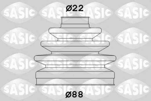 SASIC SAS1906099 CV boot kit