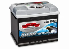 Akumuliatorius Sznajder Silver Premium, 12 V, 70 Ah, 620 A
