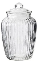 Leone stiklinis indas su dangteliu, 2,2l