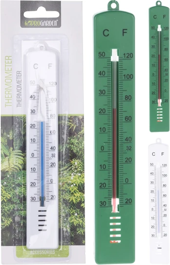 Lauko termometras PROGARDEN, 17 cm, 2 skirtingos sp.